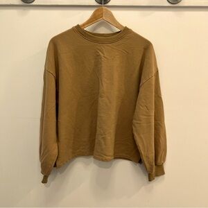 Wishlist bell sleeved brown sweatshirt